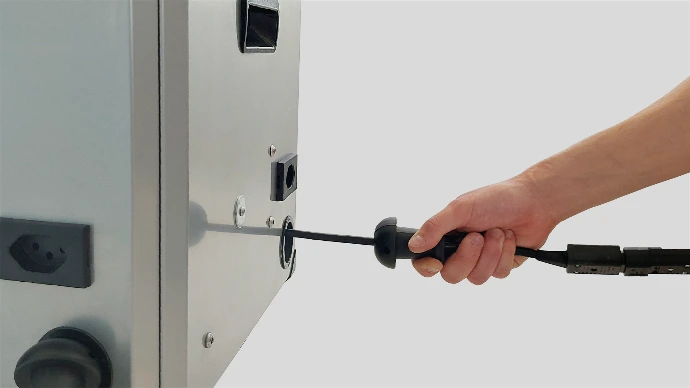 Le Cube possède 4 enrouleurs de 5 mètres chacuns